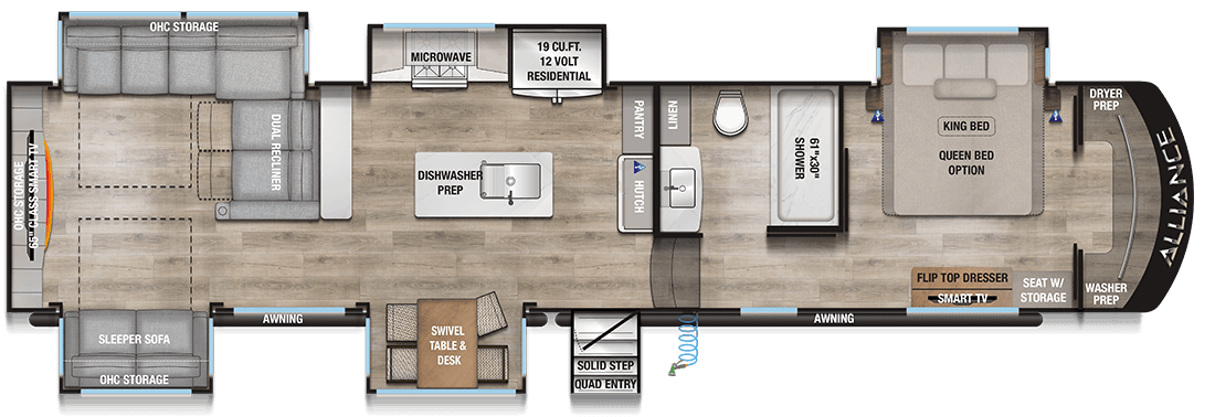 2025 Alliance RV 2025 Alliance RV Paradigm - thumbnail 3